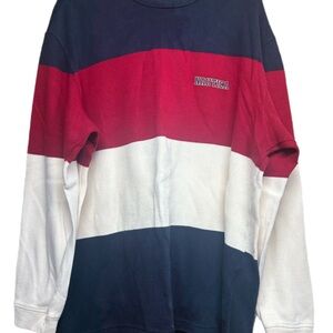 Adult size XL VTG Nautica Men's Tricolor Crewneck Sweater